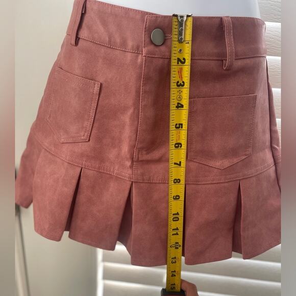 Fashion Nova Ryla Washed Faux Leather Mini Skirt Small - Picture 3 of 9